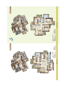 Floor Plan Tower-B & C of Spring Homes in Noida by AskFlat-1