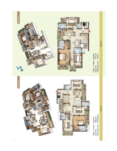 Floor Plan of Tower-A of Spring Homes in Noida by AskFlat-1